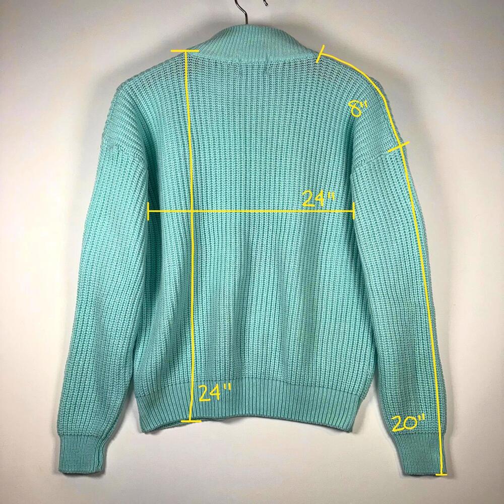 Vintage Sport Carriage Court Mint Sweater - Size 6/8 - Picture 7 of 7